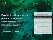 Tablet Screenshot of firstfactoringinc.com
